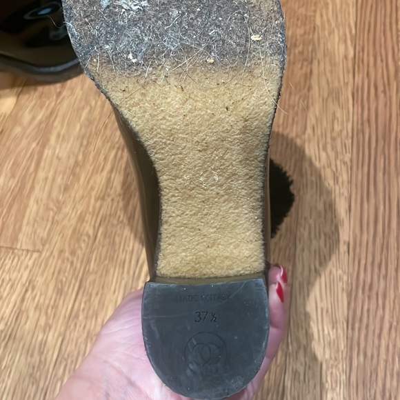 Chanel Patent Shearling Boots - Picture 2 of 4